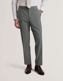 Men | Classic Wool Suit Trouser | Dark Green
