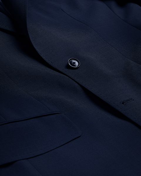 Men | Classic Wool Suit Jacket | Obsidian Heather