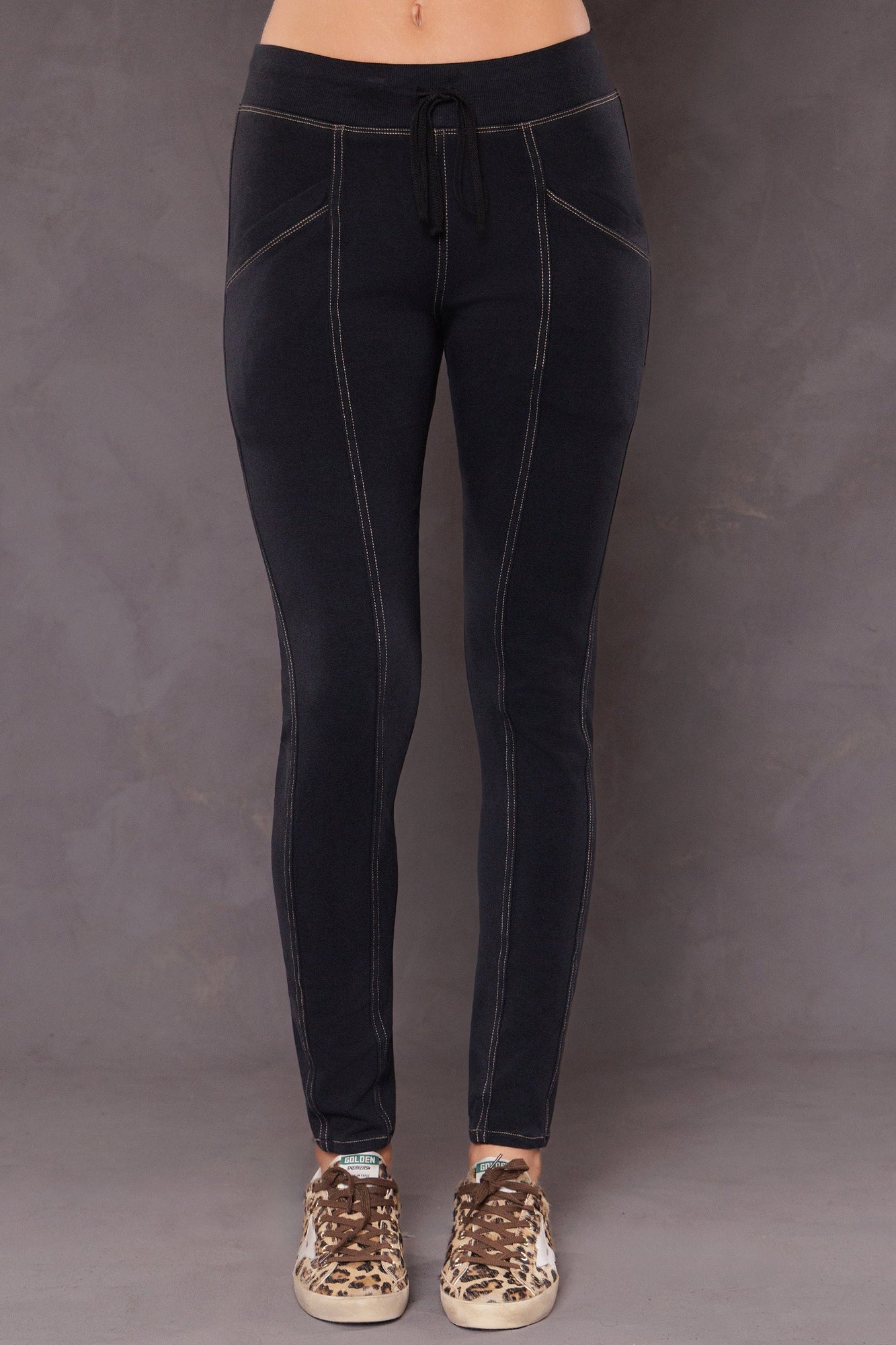 Women | Slouchy Hipster Jean Legging | Black