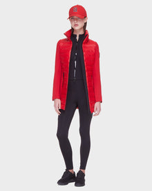 Women | MERINA Hybrid Lightweight Down Jacket | Poppy Red