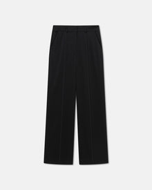 Womens | Zoelle Slip-Satin Pants | Black